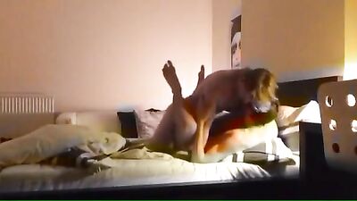 Cuddly Couple Cums Together in Bed