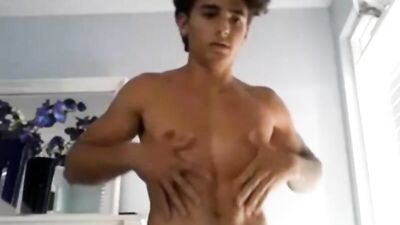 Young Playmate Gets Down and Dirty in a Webcam Amateur Solo Cum Shot