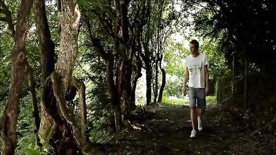 Rugged Stallions in the Wild: A Thrilling Group Bareback Threesome with Cum Shots in Nature