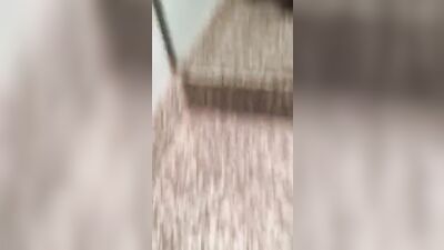 Black Twink Shoots Solo in the Bathroom