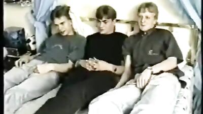 Bisexual Group Sex: Action-Packed Vintage Teen Cumshots