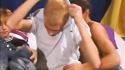 3 Friends Go All the Way in Action-Packed Anal Sex Scene (Blond, Bareback)