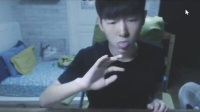 Eastern Delight: A Sizzling Asian Solo Cum Shot