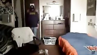 Dorm mate caught watching porn and jacking