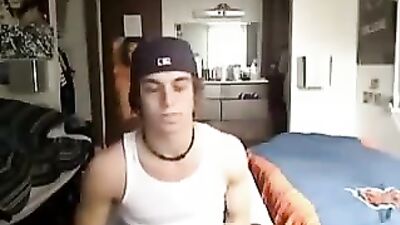 Dorm mate caught watching porn and jacking