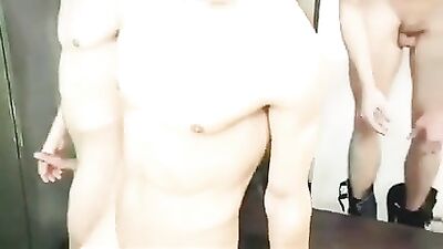 Raw Threesome: Hairless Twinks Getting Bareback on Camera