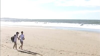 Young Twink Surfers Go Down on Each Other by the Beach