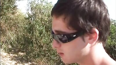 Young Twink Surfers Go Down on Each Other by the Beach