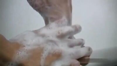 Handjob in the Shower - Tonton