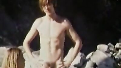 1267 Blond Twink Action! Anal and Ass Play in Vintage Themed Scenes