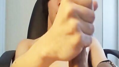 Straight Guys in Slow and Steady Webcam Cum Shot Action