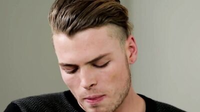 Double Anal Threesome with Deepthroat and Facial