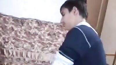 Bareback Action with Dad: Father and Son Super Hot Amateurs