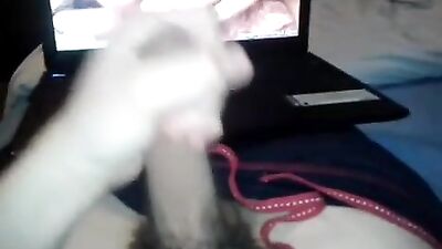 Point of View Laptop Jerk-Off - Action Ass Play Cum Shots Amateur Solo (Amateur Solo)