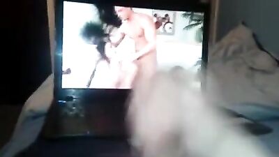 Point of View Laptop Jerk-Off - Action Ass Play Cum Shots Amateur Solo (Amateur Solo)