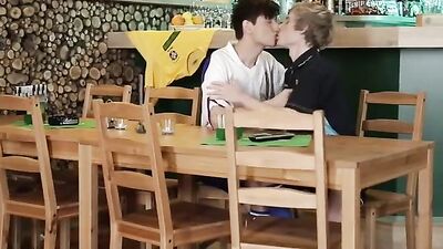 Cumming Over The Counter: Action-Packed Bareback Cum Shots in the Staff Room