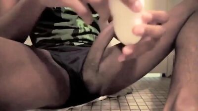 Hung Hunky Hubby Fucking His Wifey with a Monster Black Dong