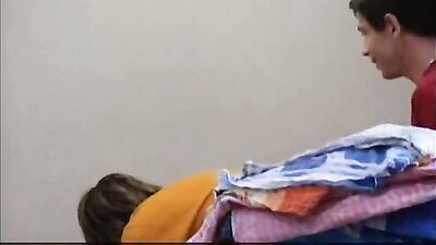 Sexy Studs Fuck in Luxury Hotel Room, Ending with a Cumshot!