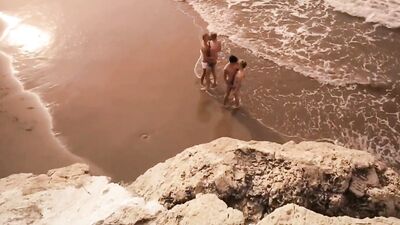 Jet Skiing and Surfing Adventures with Hunks on a Tropical Beach