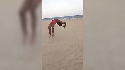 Straight and Beautiful - A Day at the Beach with Big, Black Cocks
