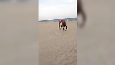 Straight and Beautiful - A Day at the Beach with Big, Black Cocks