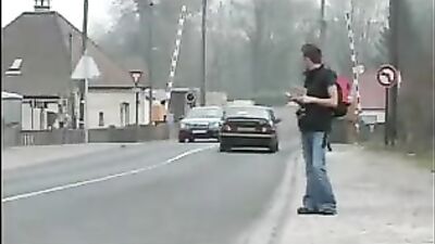 Bareback Action: Hitchhiker Gets Ass Fucked