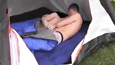 Tent Sex with Uncut Dicks and Overflowing Cumshots: Wild Bareback Encounters in Nature