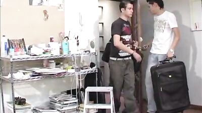 Latin Lust Buddies Share a Hot Bareback Load!