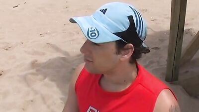 Watch as these American studs get down and dirty in a hot scene filled with intense action cum shots!