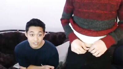 East meets West in intense interracial action!