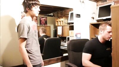 Two Handsome Guys Go Down on Each Other and Cum in a Big, Messy Blowjob