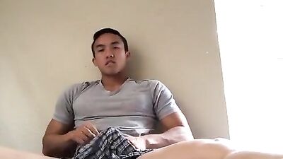 Hot Asian Twink Jacks Off and Cums: An Amateur Handjob by an Asian Twink