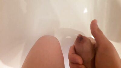 Asmr cumming in the bathtub