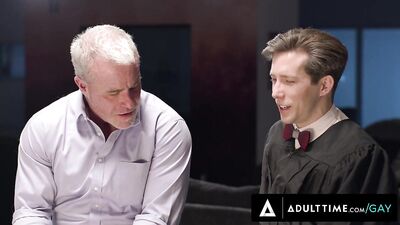 HETEROFLEXIBLE - Newly Graduated Twink Isaac Parker Seduces His Hot Silver Fox Teacher Dale Savage