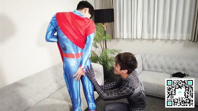 Spiderman X Superman Lycra Superhero Costumes