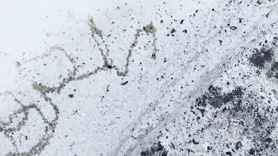 Amateur Twink Brian Public Urination Spelling Name in Snow