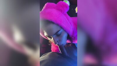 Femboy in pajamas drinking milk from BBC - Full video at OF/EMMAINK13