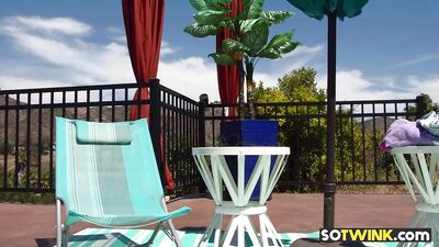 Stud Invites Stalker Neighbor And Rides His Cock Anal