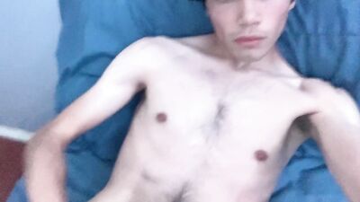 Gay Teen Masturbates While Family Is Home!