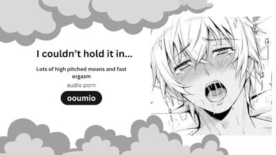 i couldn't hold back cumming so fast.. high pitched jerk off (audio porn)