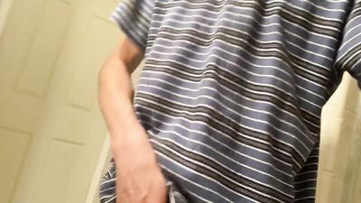 Gay Teen Model Masturbates Inside Restroom