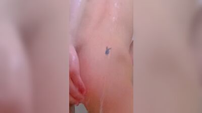 Hot young man is spied on webcam while bathing.