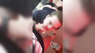 Sweaty College Neighbor gets Face Fucked & Cum on Ass after GYM