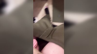 Sissy cums Handsfree in Chastity