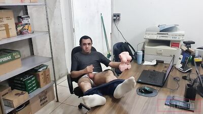 Fucking my doll on an afternoon at the office - Part 1