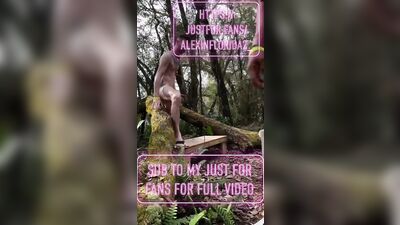 Too horny guy breeds me on my morning walk