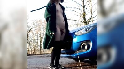 Almost got caught naked in public