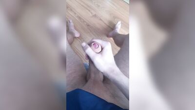 Huge load solo twink