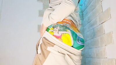 boy in tracksuit shows his nice twink ass ????????