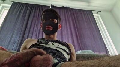 Twink hung playing with my cock